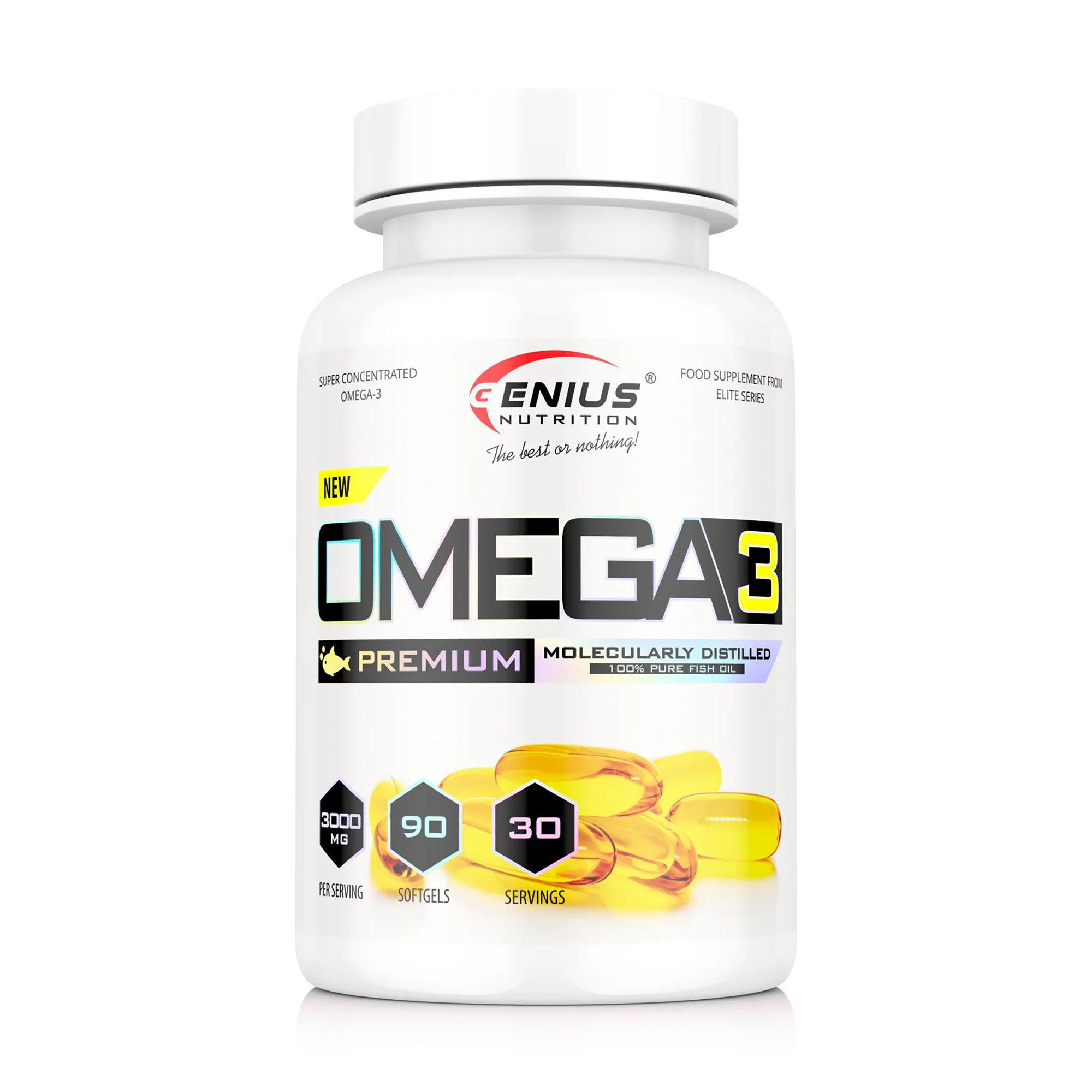 Омега 3 Genius Nutrition Omega 3, 90 капсул